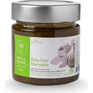 Kocamaar Çiftliği Şeker İlavesiz Baba İncir Marmelatı 270 gr