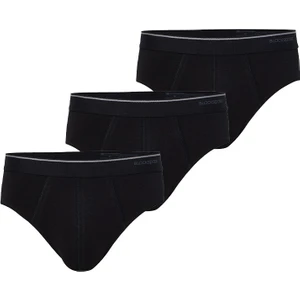 3'lü Paket 9672 Pamuklu Erkek Slip Külot Beyaz BS-9672-3