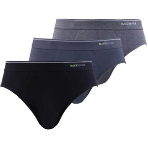 3'lü Paket 9672 Pamuklu Erkek Slip Külot Beyaz BS-9672-3