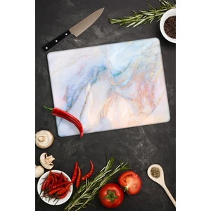 29X34 cm Ezgi Desenli Cam Kesme Tablası