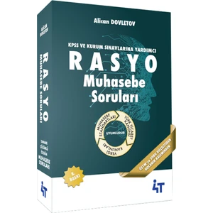 4t Yayınları KPSS A Grubu Rasyo Muhasebe Soruları Çözümlü - Alican Dovletov 8. Baskı 2023