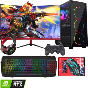 RTX27 Ryzen 5 5500 32GB Ddr4 1tb SSD RTX3060 12GB 23.6"curved Oyuncu Masaüstü Bilgisayar