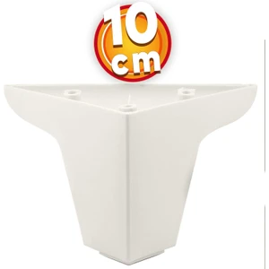 Lüks Mobilya Kanepe Sehpa Puf Koltuk Ayağı 10 cm Beyaz Yatak Baza Ayak