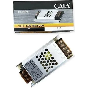 5 Amper Şerit LED Trafosu (60W) (Süper Slim Fansız)