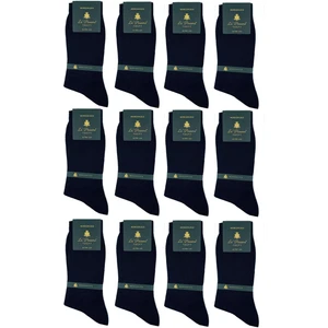 La Pescara La'pescara Ultra Lüks 12'li Füme Merserize Erkek Klasik Çorap Set Crp2