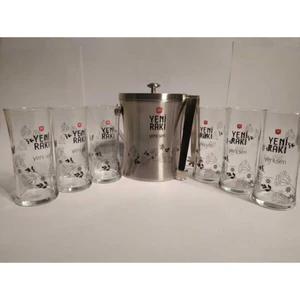 Yeni Rakı Yeni Seri Buz Kovası Yeni Rakı Yeni Seri 6 Adet Rakı Bardağı
