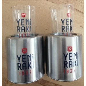 Sanat Taciri Yeni Rakı 1937 Serisi 2 Adet Rakı Bardağı ve 2 Adet Ehlikeyf