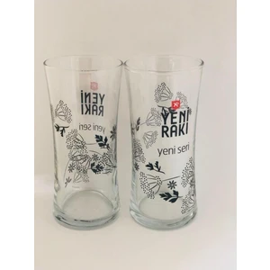 Yeni Rakı Anason Desenli 6 Adet Rakı Bardağı