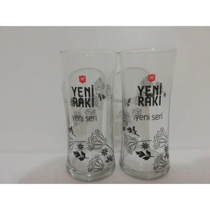 Cam Yeni Seri Rakı Bardağı 6 Adet