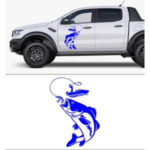 Melek Pazarı Balık Avı Oto STICKER-S1863