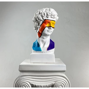 Hedgehog Art Shop David 'rock'n Roll' Dekoratif Heykel, Pop Art Roma Yunan Heykelleri