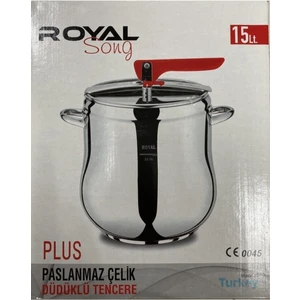 Royal Song 15TL Paslanmaz Çelik Düdüklü Tencere