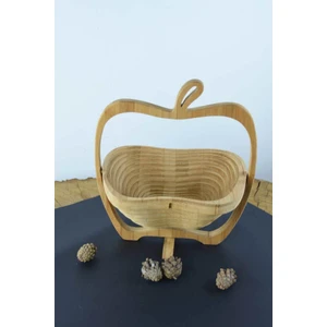 EC Shop Sepetçibaba Bambu Katlanır Meyvelik Bambu Meyvelik