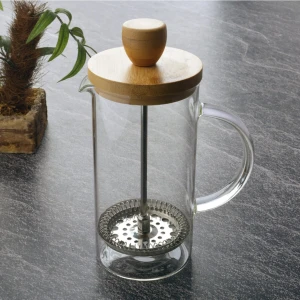 Bambu Kapaklı 350 ML French Press