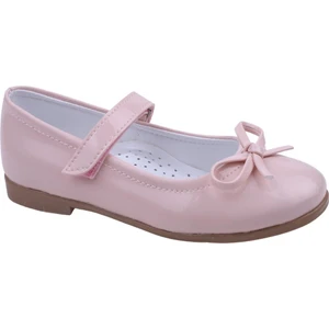 Ortaç 2079 Kız Çocuk Balerin Cırtlı Rugan Babet Ayakkabı