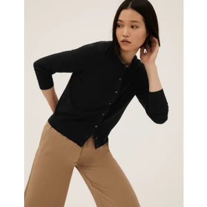 Marks & Spencer Regular Fit Yuvarlak Yaka Hırka