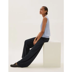 Marks & Spencer Wide Leg Örme Pantolon
