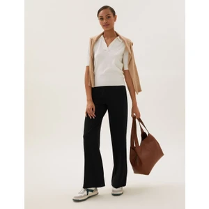 Marks & Spencer Wide Leg Örme Pantolon