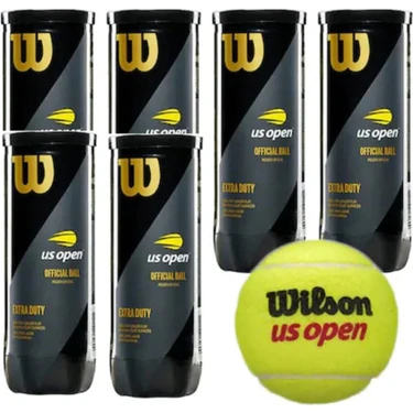 Wilson 6 Kutu Us Open Tenis Topu Vakum