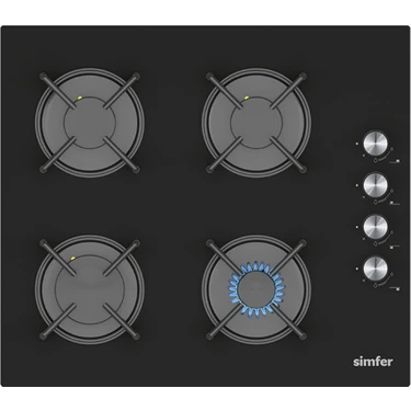 Simfer 3046 N Siyah Klasik Set Üstü Cam