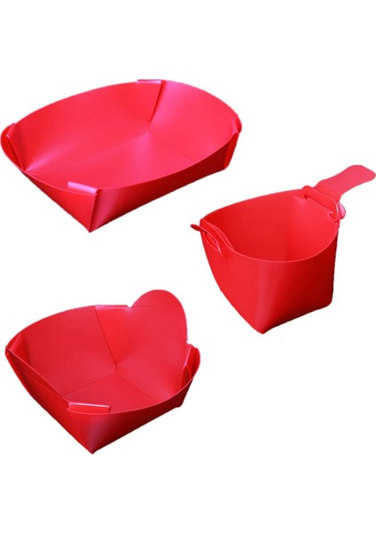 Katlanır Sofra Takımı Set Kase Plaka Bardağı Kamp Piknik Barbekü Için (Yurt Dışından)