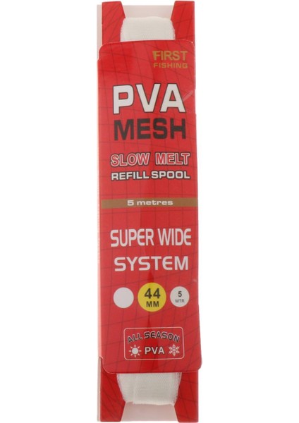 5m Pva 18/25/37/örgü Doldurma Çorbası Bomeie Teçhizat Sarma Çantası 44MM (Yurt Dışından)