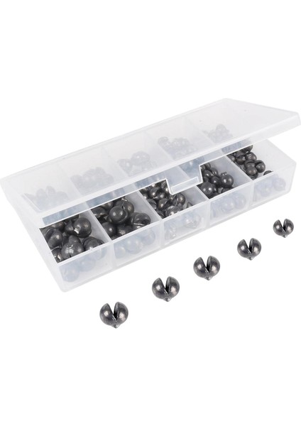 100/120X Balıkçılık Platin Seti Yuvarlak Isırık Ağırlığı Platinler 100 Adet (Yurt Dışından)