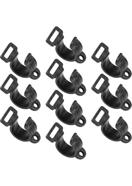 10XOUTDOOR Rüzgar Ipi Çadır Kelepçesi Kanca Lambası Kampçı Tente Aksesuar Tutucuları 24X20X17MM (Yurt Dışından)