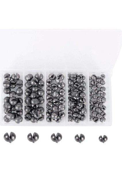 100/120X Balıkçılık Platin Seti Yuvarlak Isırık Ağırlığı Platinler 100 Adet (Yurt Dışından)