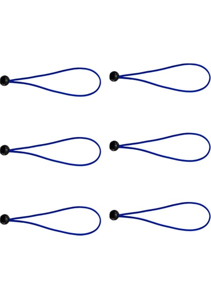 6parça 15CM Güçlü Dayanıklı Top Bungee Kordon Muşamba Kanopi Bağları Elastik Kayışlar Mavi (Yurt Dışından) indirimleri