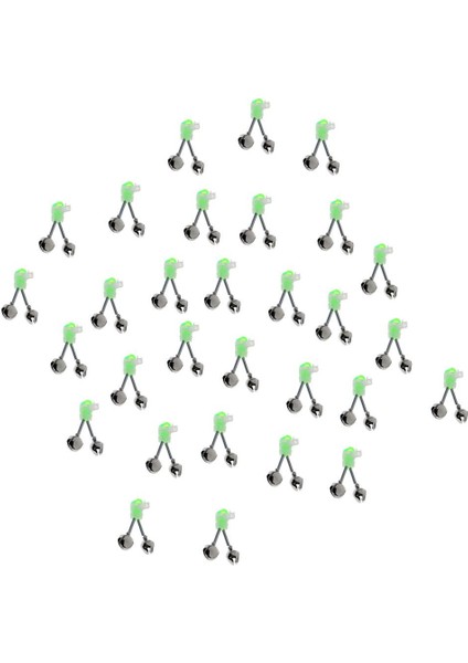 30 Adet Balıkçılık Aksesuarı Çubuk Ucu Çubuk Üzerinde Halkalar (Yurt Dışından)