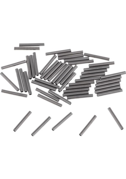 50PARÇA Dayanıklı Bakır Tek Kollu Balıkçılık Hattı Tüpü Konektörü 10MM - A (Yurt Dışından)