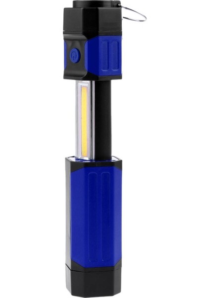 Cob Work Işık Muayene El Feneri Lamba Torçu Kanca 3,5cm Mavi (Yurt Dışından)