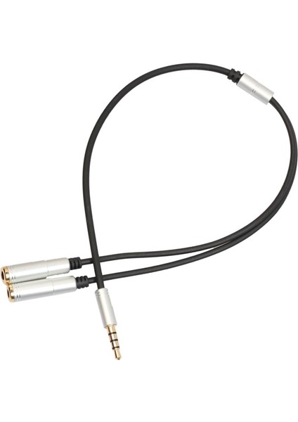 3,5mm 1 Erkek Kriko Tıkacı 2 Dişi Soket Y'yi Ayırıcı Kablo Adaptörü (Yurt Dışından) fiyatları