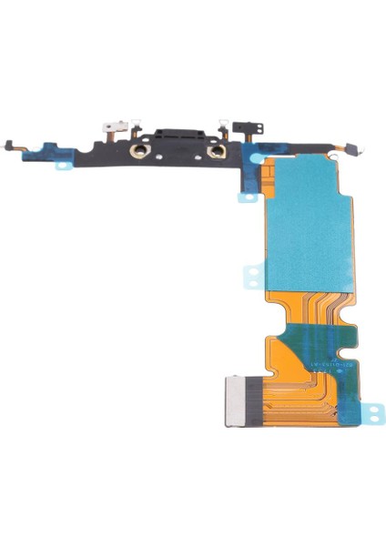 Yedek Dock Connector Şarj Portu 8 Artı Siyah Için Esnek Kablo (Yurt Dışından)