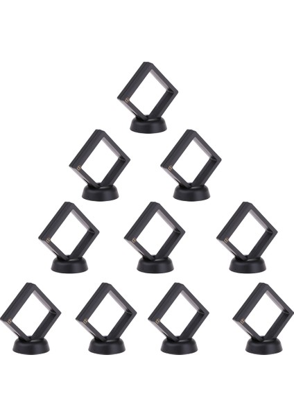 10 Adet Para Ekran Çerçevesi, 3D Yüzen Ekran Kasası Standı Tutucu, Madalyon Madalyası (Yurt Dışından) fırsatları