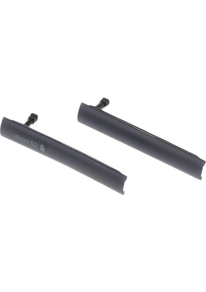 Z3MINI Compact D5803 D5833 Siyah Için USB Şarj Portu Kapağı modelleri