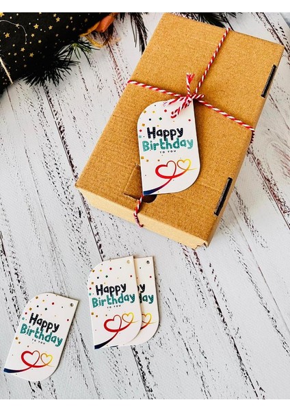 Doğum Günü Etiketi Happy Birth Day Etiketi -Doğum Günü Kutlama Hediye Paketi Etiketi 25 Adet fiyatları