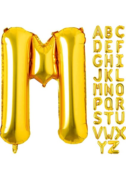 Folyo Harf Balon Gold 16 Inç 36 cm
