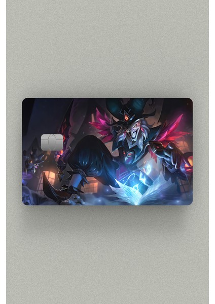 Lol Shaco Kredi Kartı & Akbil Sticker Kaplama (2 ADET)
