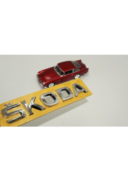 Skoda Bagaj Krom Abs 3m 3D Yazı Logo Amblem