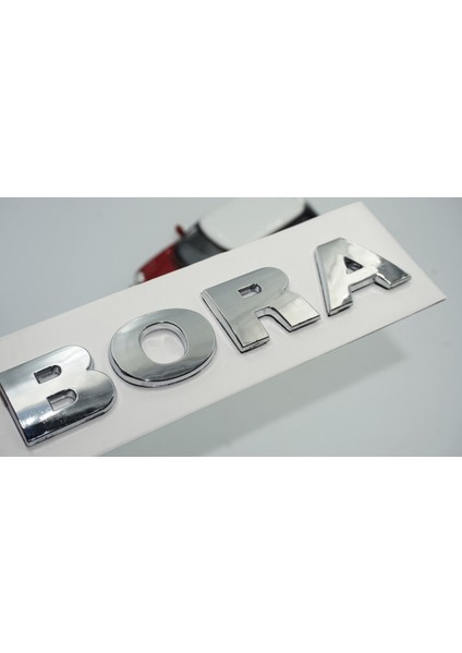 Volkswagen Bora Bagaj 3m 3D Krom Abs Logo Amblem