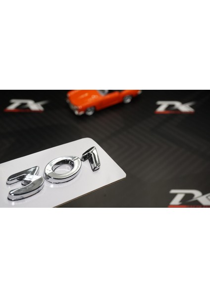 Peugeot 301 Bagaj Krom Abs 3m 3D Yazı Logo Amblem