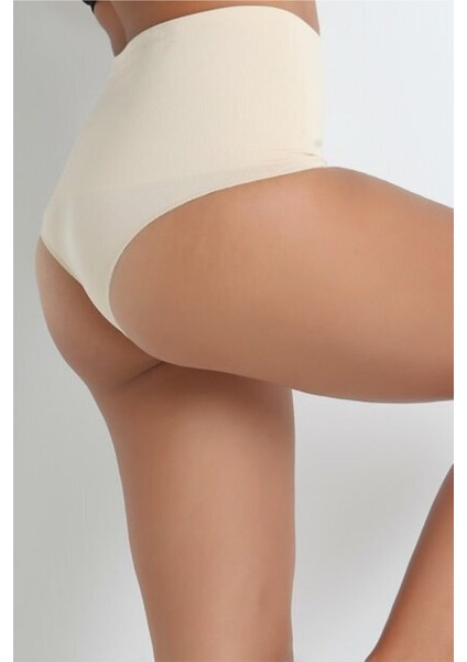 Yüksek Bel Karın Toparlayıcı Slip String Kadın Korse Ten fırsatları