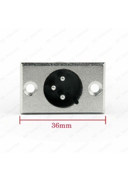 Panel Montajlı 3 Pin Xlr Erkek Şase Konnektör indirimleri
