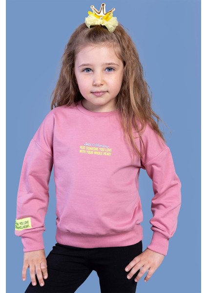 Toontoy Kız Çocuk Baskılı Sweatshirt