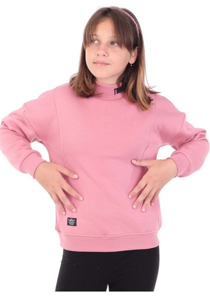 Toontoy Kız Çocuk Nakışlı Sweatshirt