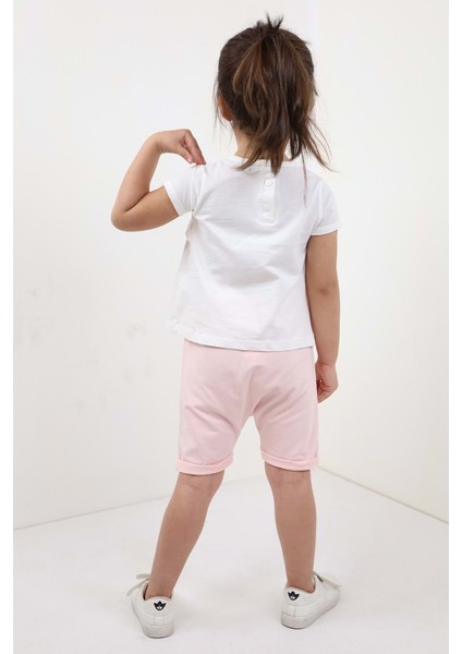 Toontoy Kız Çocuk Nakışlı Şortlu Takım fiyatları