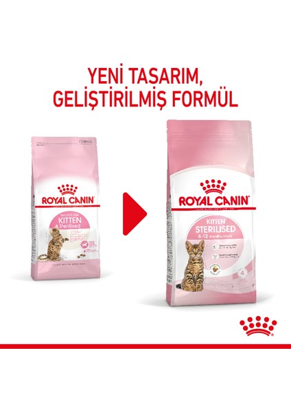 Royal Canın Kitten Sterilised 2kg Yavru Kısır Kedi Maması 6 Ay-12 Ay Arası