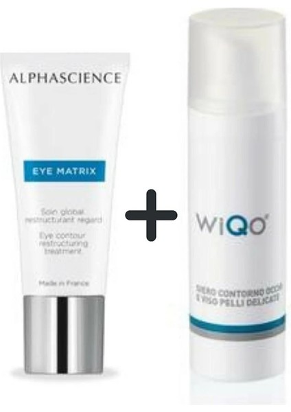 Eye Matrix 15 ml  +  Wiqo Eye Contour And Facial Serum For Delicate Skin 30 ml